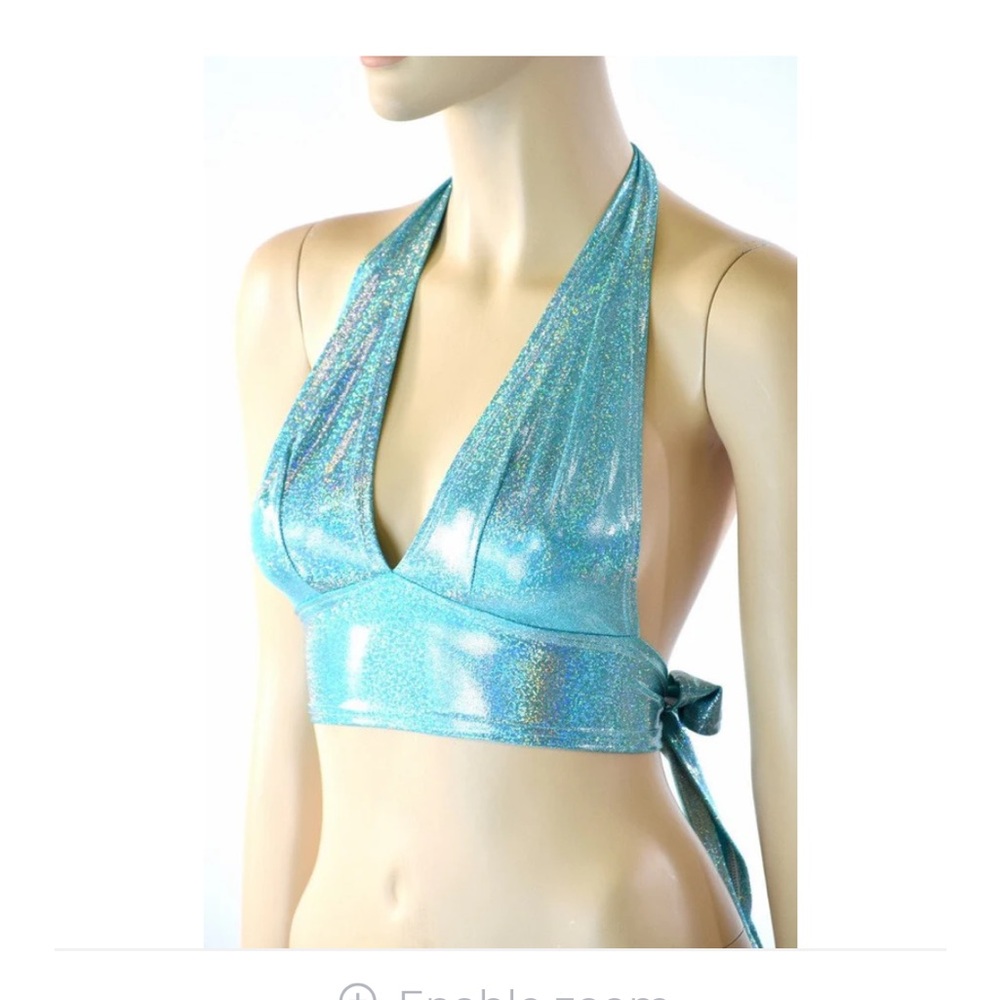 Coquetry Clothing Black Mystique Halter Top size L